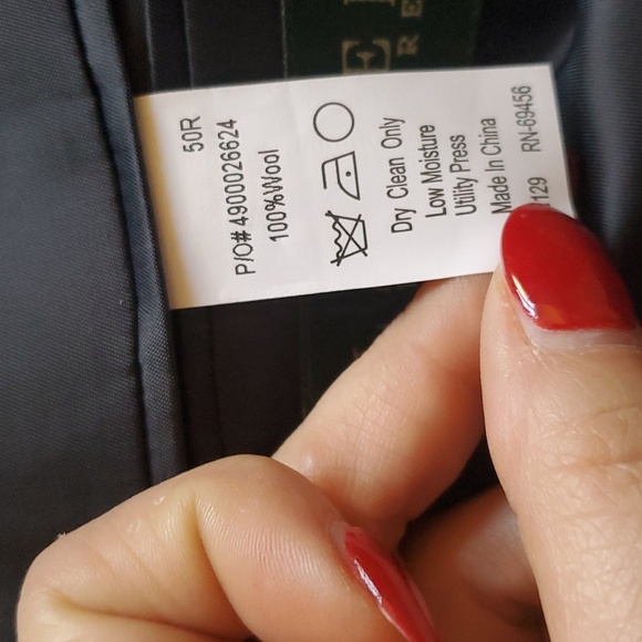 Lauren Ralph Lauren navy pinstripe suit - Picture 4 of 11